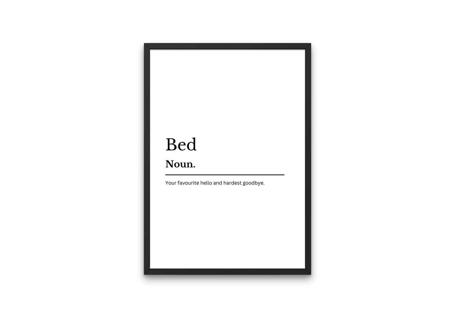 Bed