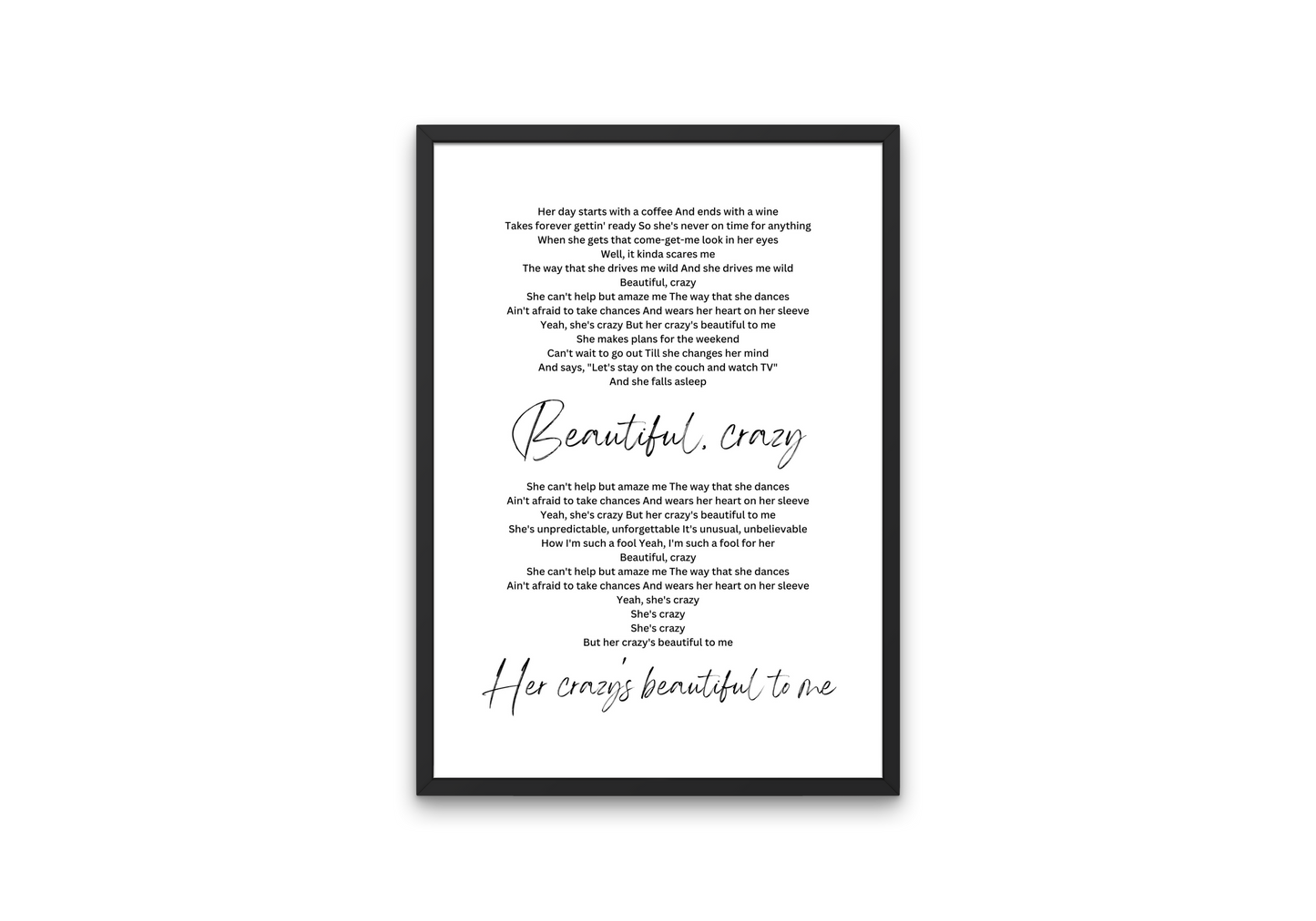 Custom Song & Lyrics