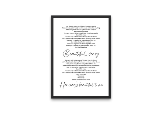 Custom Song & Lyrics