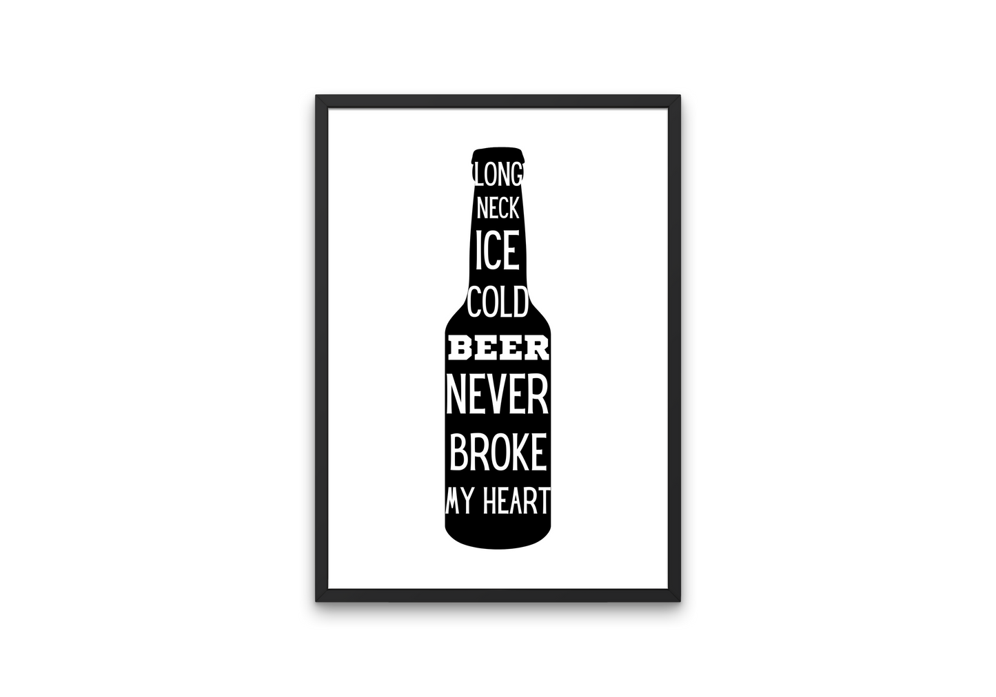 Long Neck Ice Cold Beer